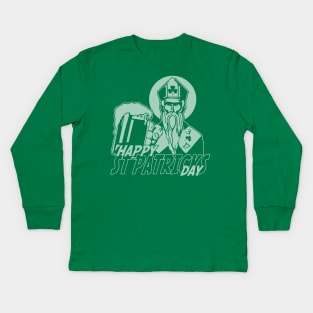 Happy St Patricks Day Kids Long Sleeve T-Shirt